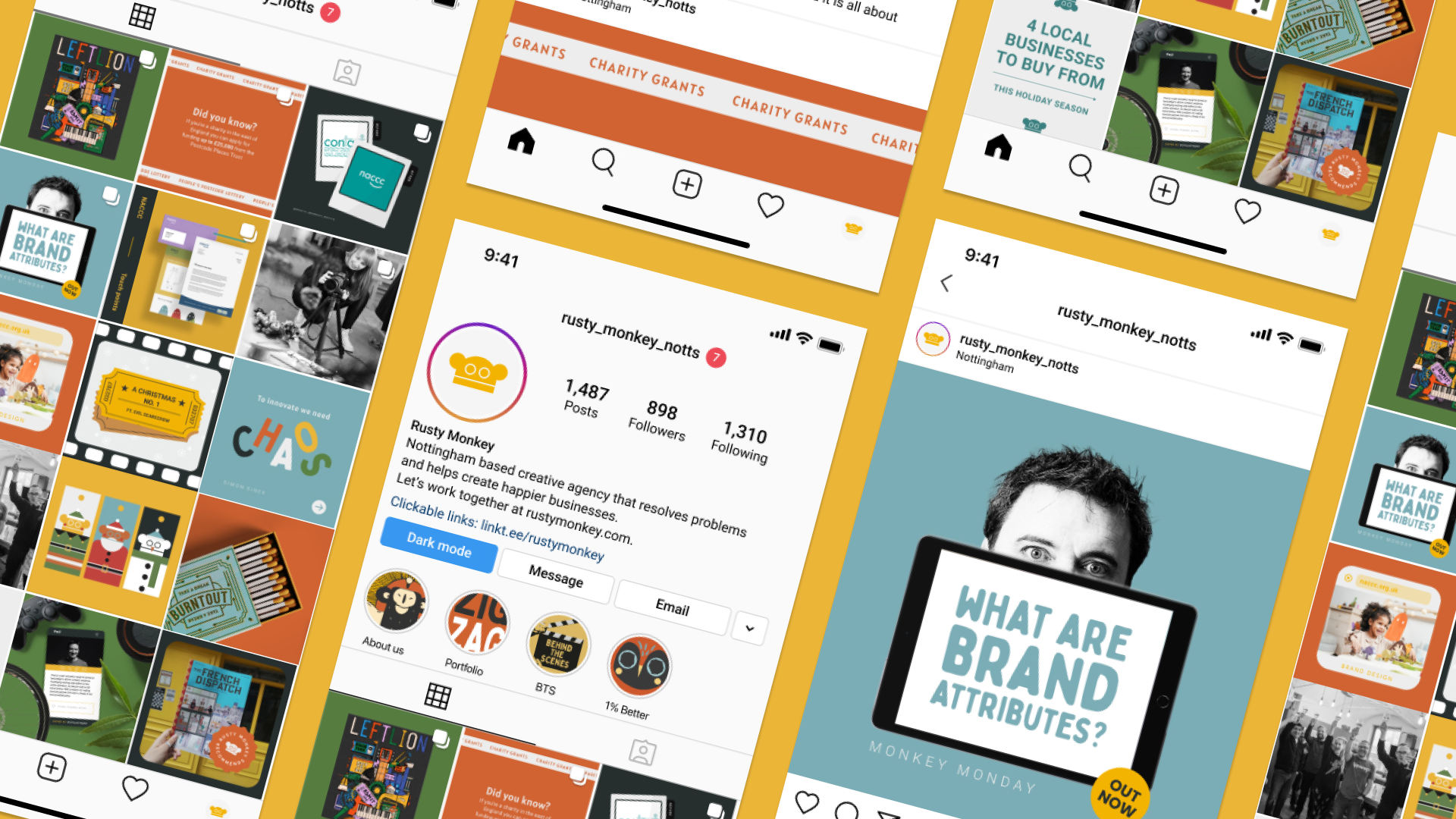 Image of rusty monkey instagram feed
